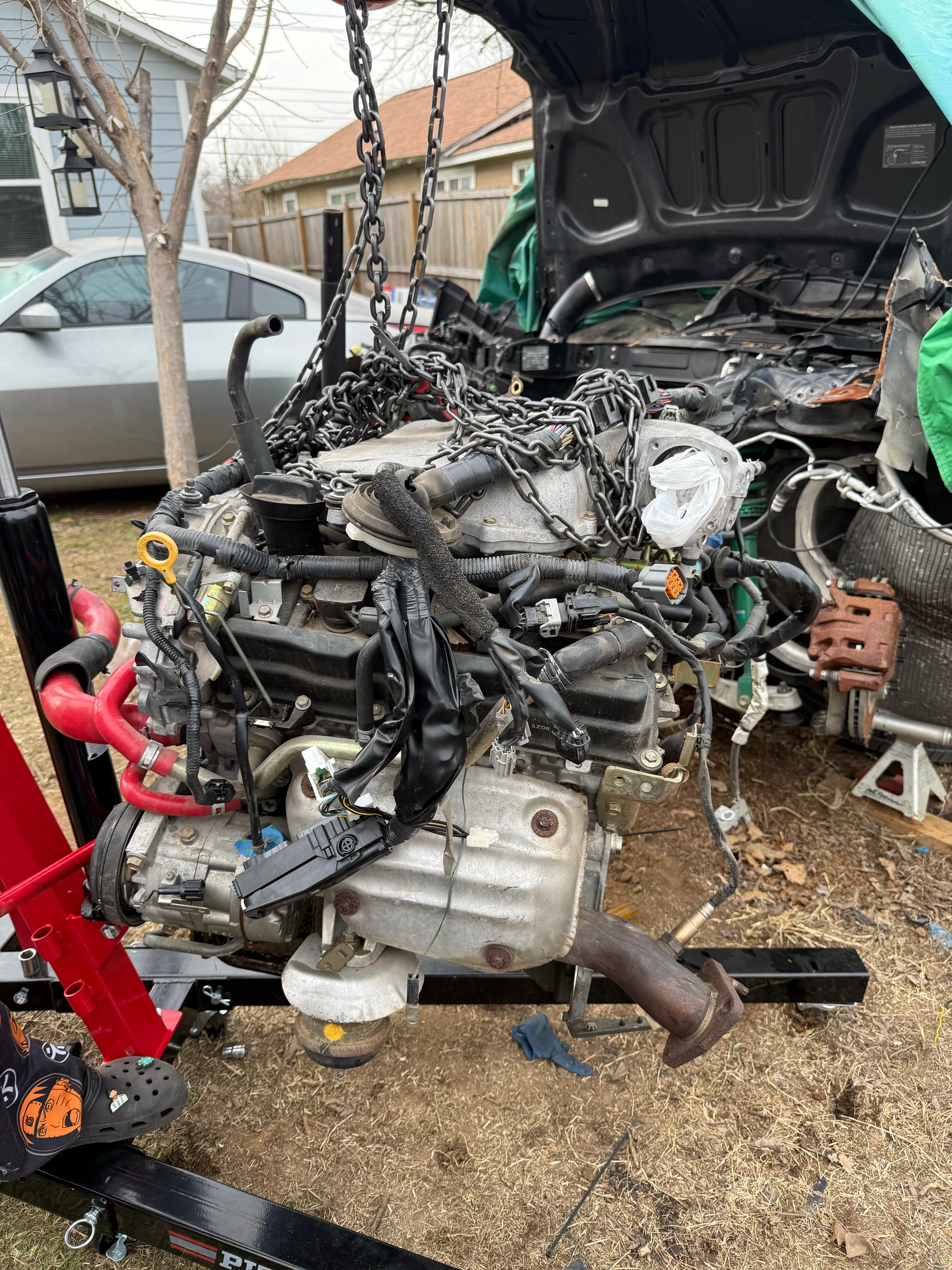 Engine on Stand