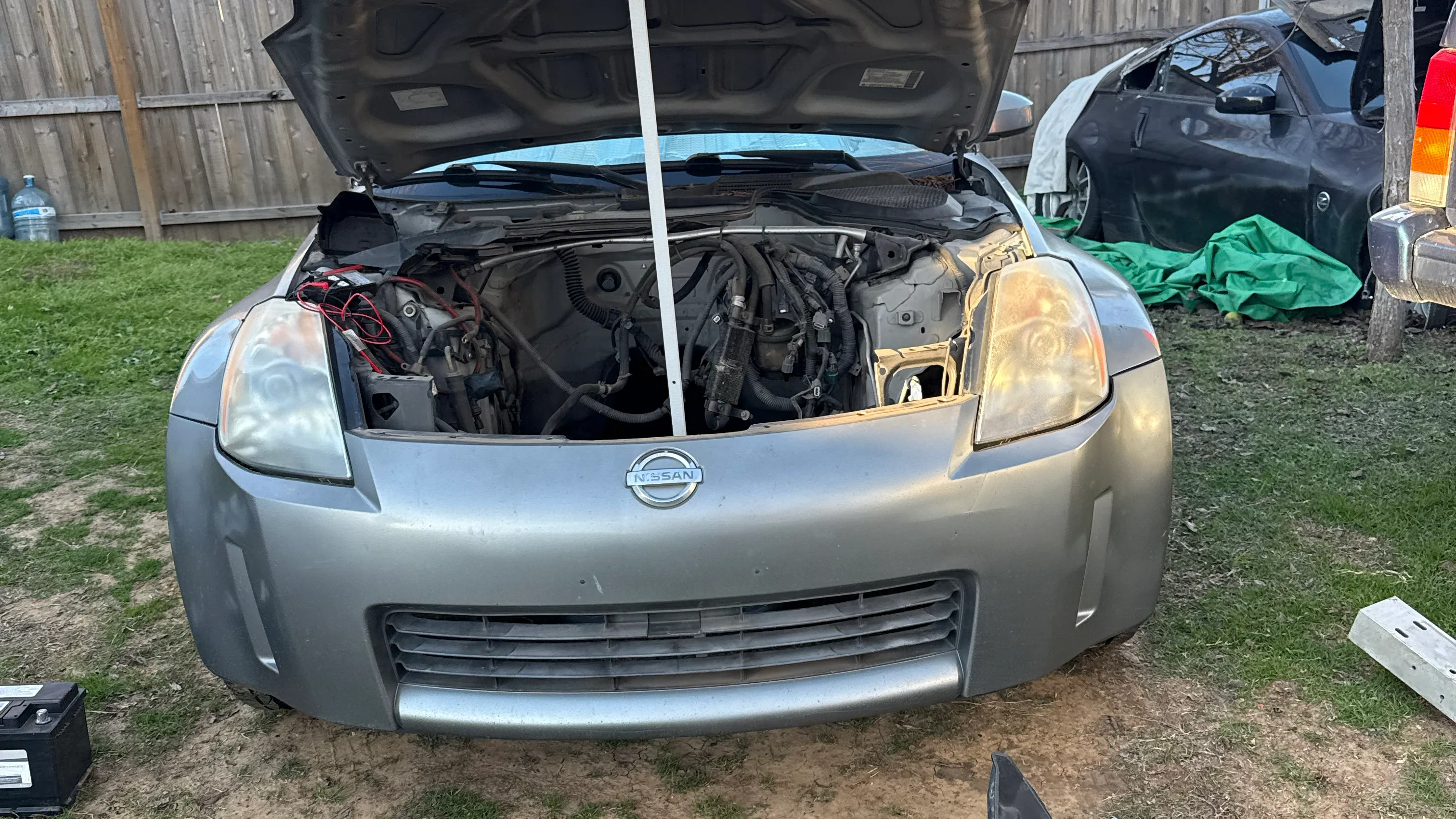 Silver 350Z Shell